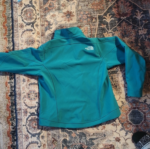 Women's Medium Northface shell winter jacket. Turquoise. - Picture 3 of 4